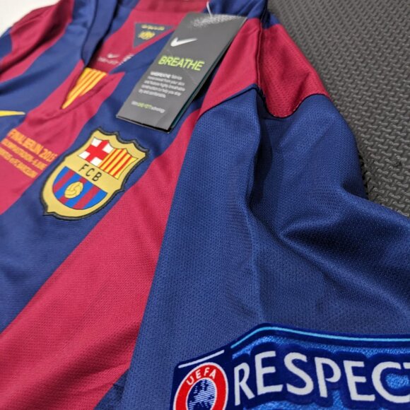 Neymar JR Barcelona 2014/15 Champions League Nike Retro Jersey - Picture 7 of 14